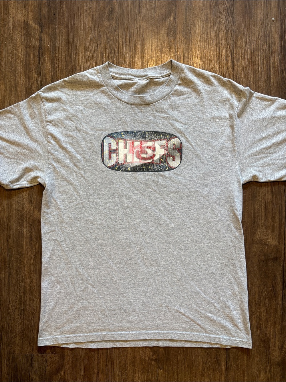 Vintage Kansas City Chiefs men’s large 3-D graphic T-shirt